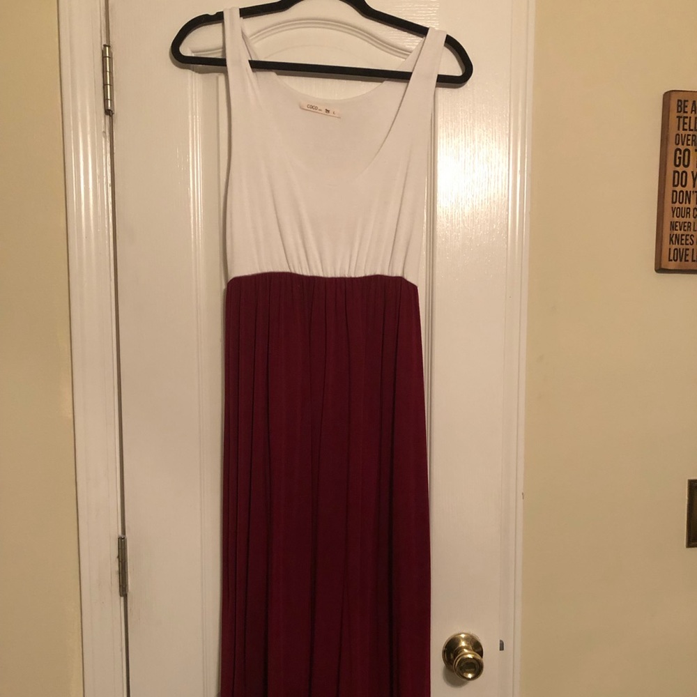 Maxi maternity dress